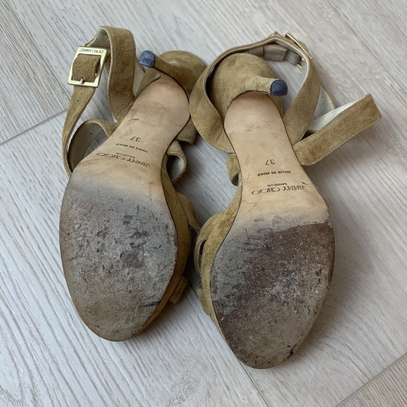 Suede Jimmy Choo Sandal - Picture 8 of 8